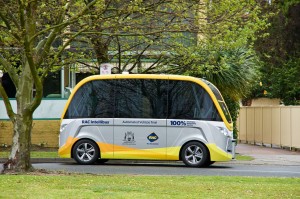 Navya Autonomous Bus Trail in Perth, Australia
